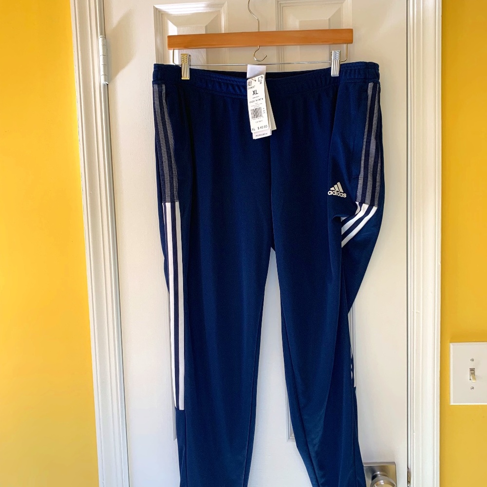 Adidas Women's Tiro 21 Track Pants, Navy, XL, NWT